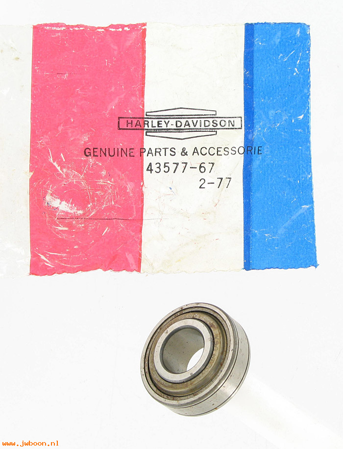   43577-67 (43577-67): Bearing, wheel hub and brake drum - NOS - FL,FX,Servi-car 67-72