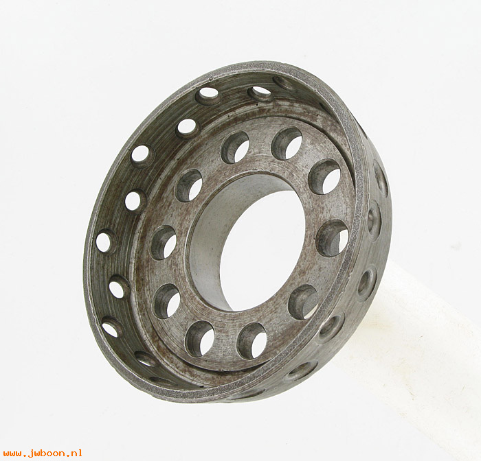   43588-35A (43588-35A): Flange,wheel hub, '58-up type, unfinished holes - NOS - Sidecar