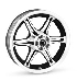   43931-02 (43931-02): Wheel, 16"  rear - slotted six-spoke - NOS - Softails '03-