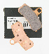   44082-08 (44082-08): Brake pad kit - front - NOS - Softail '08-'10.  Dyna FXD '08-
