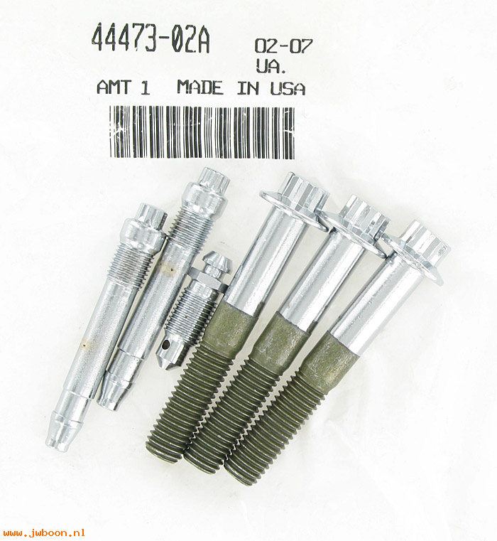   44473-02A (44473-02A): Caliper hardware kit - NOS - 00-07. Sportster 04-  FX Softail 06-