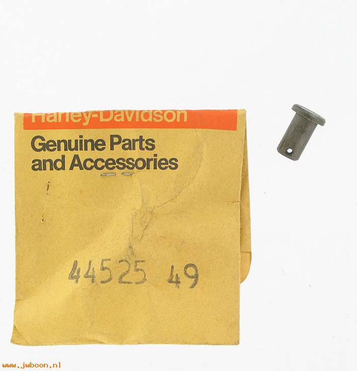   44525-49 (44525-49): Clevis pin, cam lever - NOS - FL '49-'71. 750cc Servi-car '58-'72