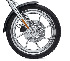   44666-07 (44666-07): Road Winder custom wheel - 21" x 2.15"  front - NOS - FXD, XL
