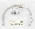   44801-00A (44801-00A): Stainless steel braided rear brake line - NOS - FXDWG. FXD '00-