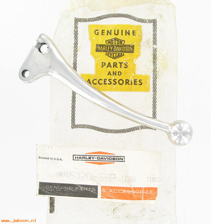   45020-69P (45020-69P): Hand lever - brake (right) - NOS - Rapido, ML, MLS 125 early'69