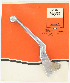   45064-82 (45064-82 / 45016-82): Hand lever, front brake; chrome accessory, NOS - All models 82-90