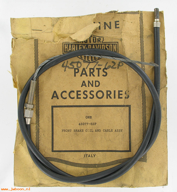  45077-62P (45077-62P / 4978): Brake cable assy. - NOS - Aermacchi Sprint H 1962