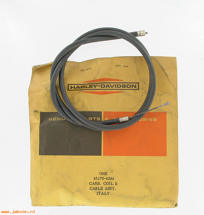   45170-65M (45170-65M): Carburetor coil & cable - NOS - Aermacchi Sprint ERS '69-'71. AMF