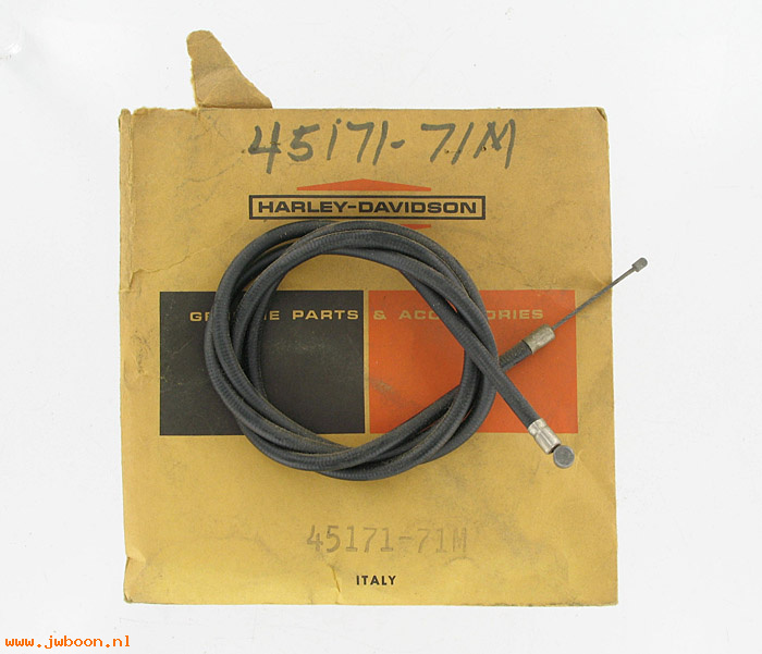   45171-71M (45171-71M): Control coil and cable - NOS - Aermacchi AMF Harley-Davidson