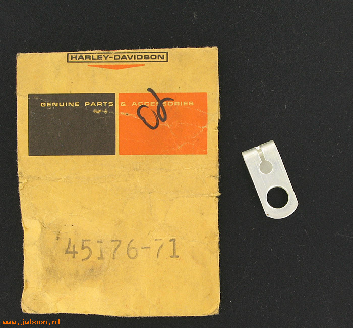   45176-71 (45176-71): Clevis, brake cable - NOS - Snowmobile '71-'72. AMF Harley-D