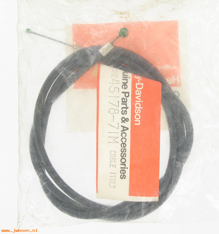   45178-71M (45178-71M): Throttle control cable - NOS - Aermacchi Baja MSR100 71-72. AMF