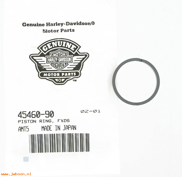   45460-90 (45460-90): Piston ring, damper tube - NOS - FXD, Dyna's