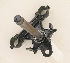   45608-77A (45608-77A): Fork stem and bracket, with bearing & shield - NOS - FX 77-82