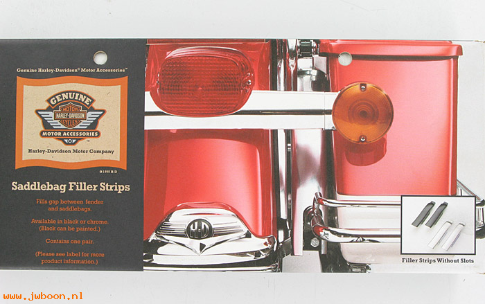   45898-10BEO (45898-10BEO): Saddlebag filler strip kit, solid - prime - NOS - Touring