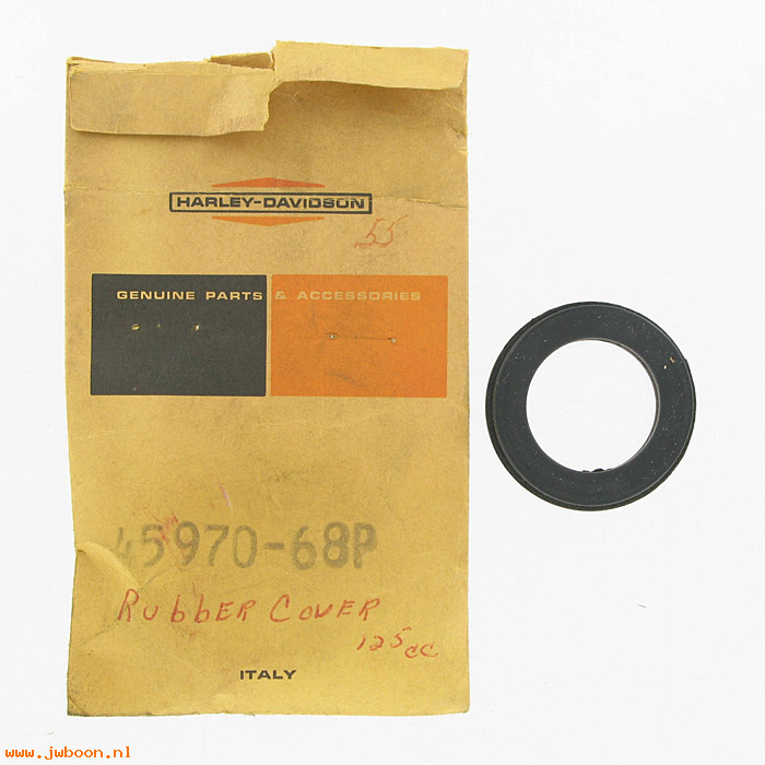   45970-68P (45970-68P): Rubber ring, upper cover - NOS - Rapido, ML, MLS 125 '68-'69. AMF