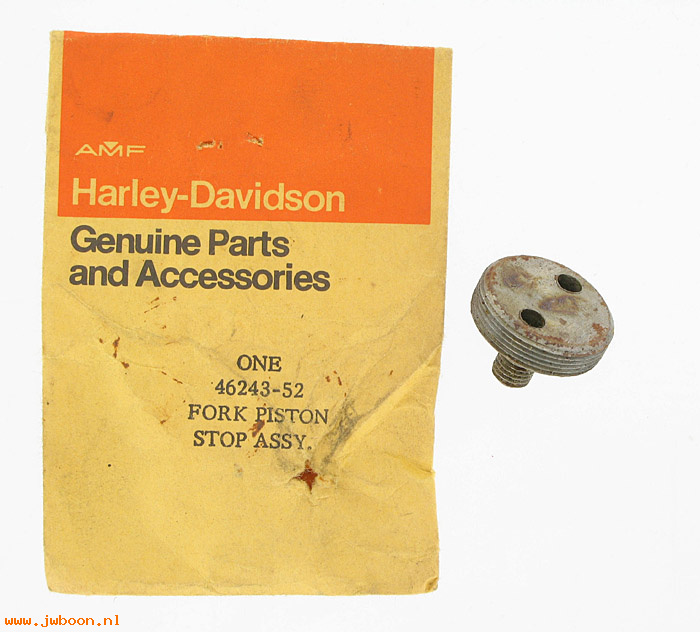   46243-52 (46243-52): Retainer,shock absorber piston rod - NOS - K,KH,Ironhead XL 52-67