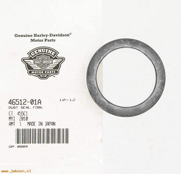  46512-01A (46512-01A): Dust seal, fork tube - NOS - V-rod '02-  FXCW/C '08-  FXDWG. FXDF