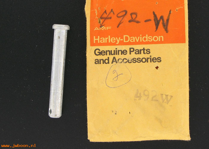       492W (     492W): Clevis pin, 3/8" x 2-9/16" - NOS - Snowmobile '71-'75, in stock