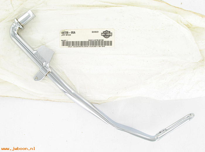   49729-95A (49729-95A): Jiffy stand leg - short - NOS - FXDL, Dyna Low Rider 2001