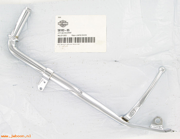   50103-05 (50103-05): Jiffy stand leg - Deluxe - NOS - Softail '89-'06