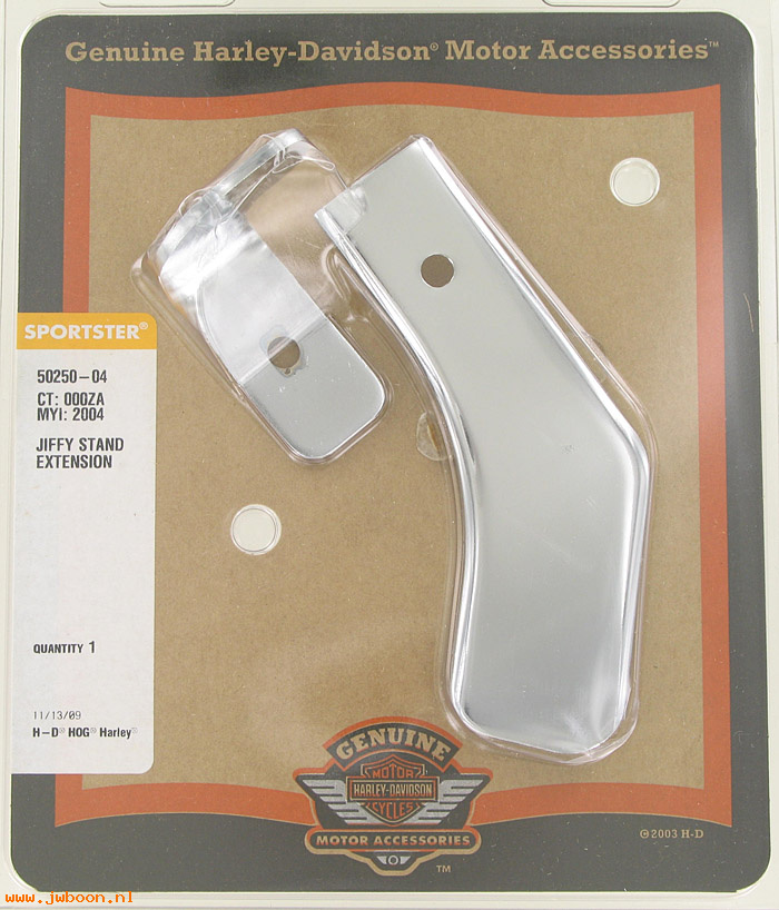   50250-04 (50250-04): Extension - jiffy stand - NOS - Sportster XL '04-