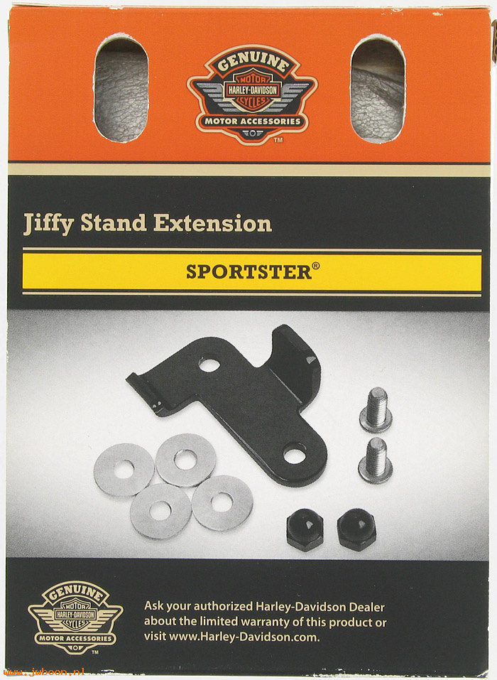   50462-11 (50462-11): Jiffy stand extension - NOS - Sportster, XL '07-