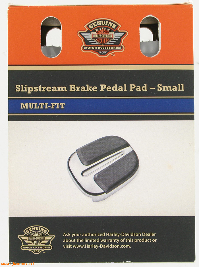   50600037 (50600037): Slipstream brake pedal pad - small - NOS - FX Softail.  FXD, Dyna
