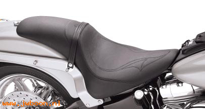   51288-02 (51288-02): Two-up stitched seat w.cust.pillion - sweep pattern - NOS