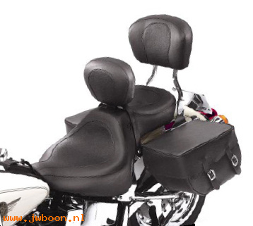   51560-00 (51560-00): Seat with rider backrest - NOS - FLSTF Softail FatBoy