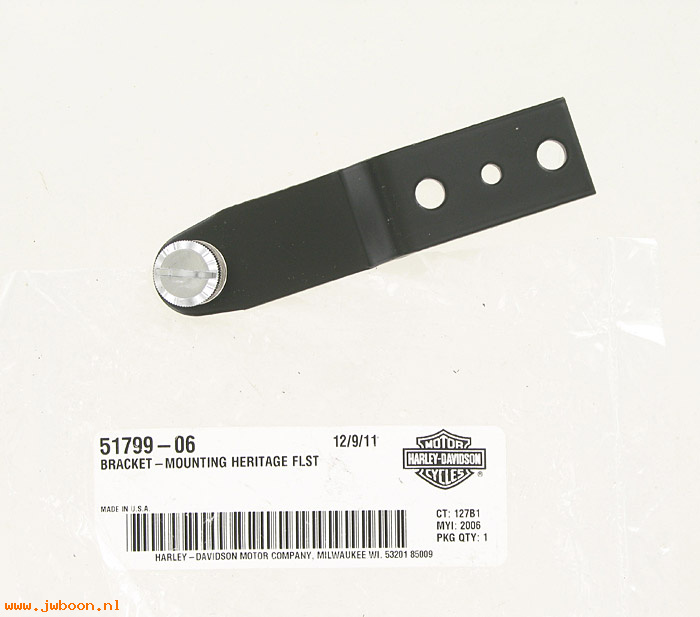   51799-06 (51799-06): Mounting bracket & screw - NOS - FLSTC Heritage Softail Classic