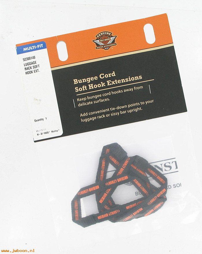   52300140 (52300140): Bungee cord soft hook extensions - NOS-Buell,Touring,Sportster,FX