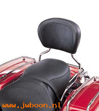   52924-98 (52924-98): Passenger backrest pad - top-stitched compact - NOS - FLHR