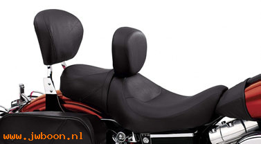   53042-04 (53042-04): Seat with adjustable rider backrest - NOS - FXD, Dyna '04-'05