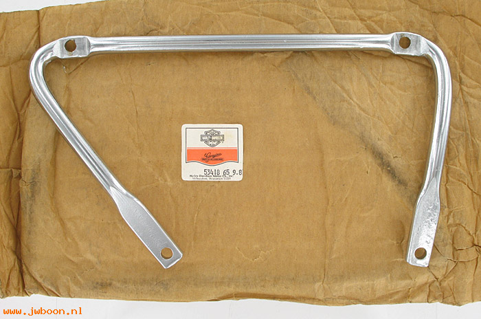  53418-65 (53418-65): Right brace, luggage carrier - NOS - Electra Glide FL '65-'84
