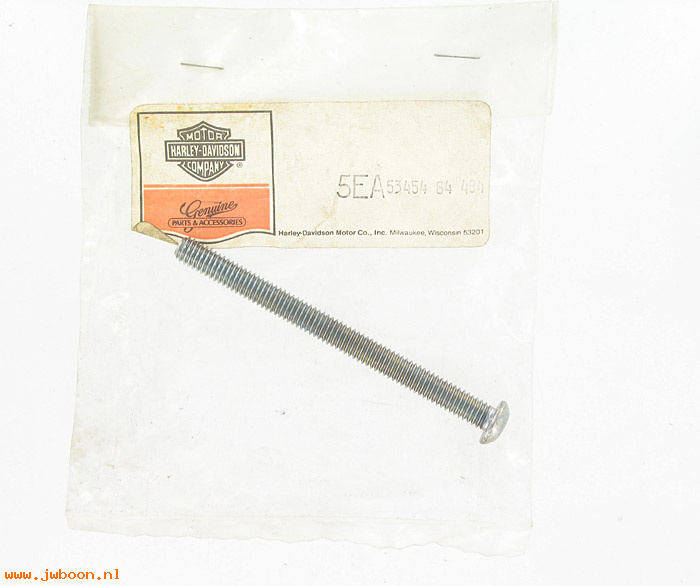   53454-84 (53454-84): Screw, truss head,outer channel mounting - NOS - FLT L84-85