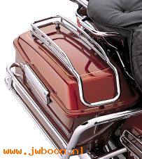   53643-96 (53643-96): Nostalgic saddlebag lid rails - NOS - Touring,FLT,FLHS,FLHR,FLTR