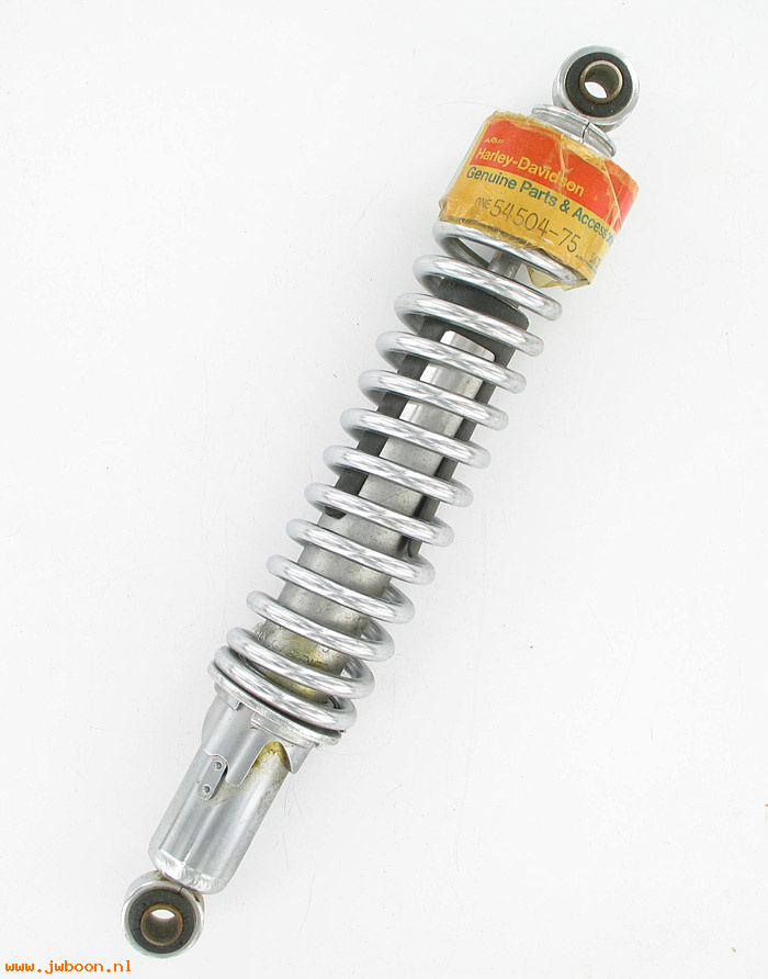   54504-75 (54504-75): Shock absorber - 14.25" - NOS - XLH, XLCH '75-early'77. AMF H-D