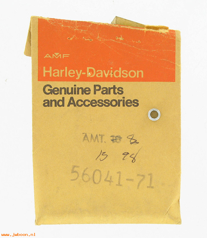   56041-71 (56041-71): Spacer, thumb lever - NOS - Snowmobile '71-'75. AMF H-D