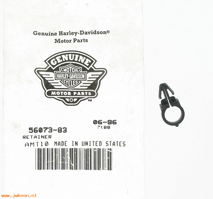   56073-83 (56073-83): Clip, wire routing / retainer, speedometer cable - NOS - FL,FX,XL