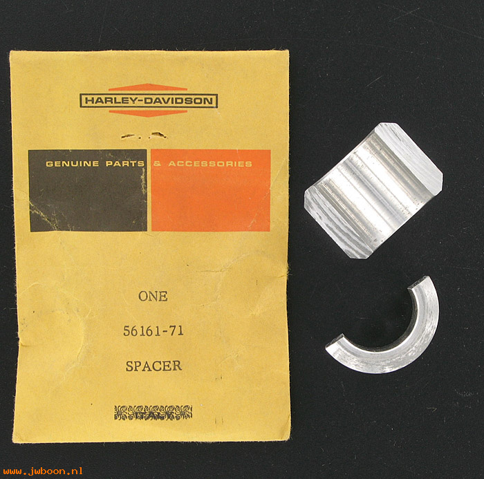   56161-71 (56161-71): Spacer, rigid handlebar - pair - NOS - Aermacchi Sprint. AMF H-D