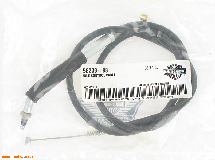   56299-88 (56299-88): Idle control cable - NOS - Sportster XLH '86-'95