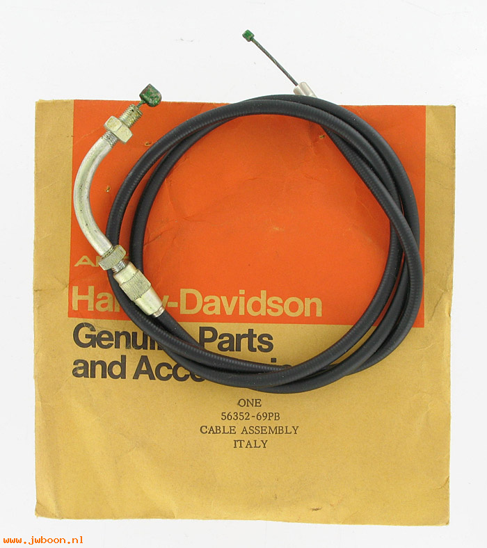   56352-69PB (56352-69PB): Throttle control cable assy  NOS - MLS late'69-'72, above nr.3437