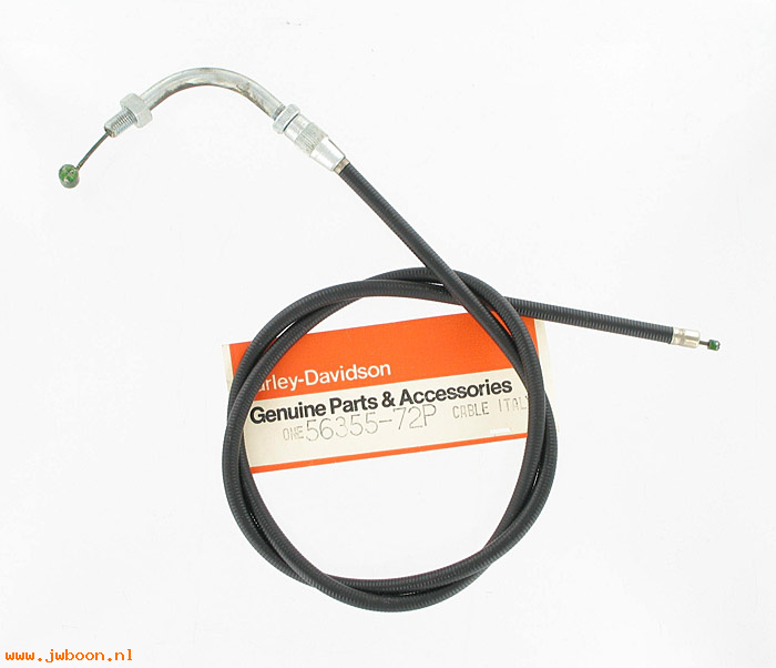   56355-72P (56355-72P): Throttle cable assy. - NOS - Aermacchi Shortster, X-90 1972. AMF