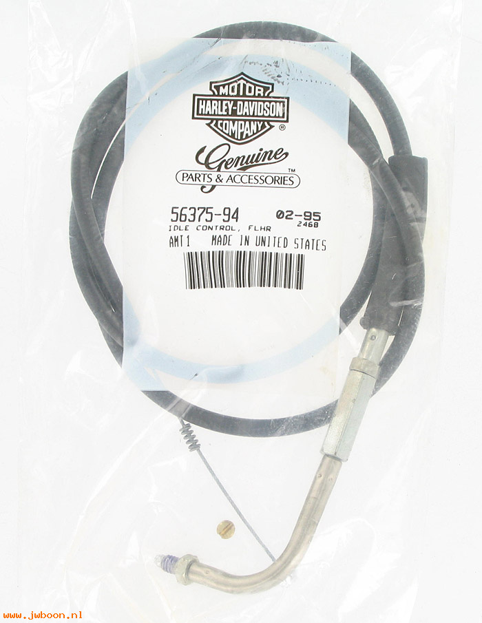   56375-94 (56375-94): Idle control cable - NOS - Touring, Road King FLHR '94-'95