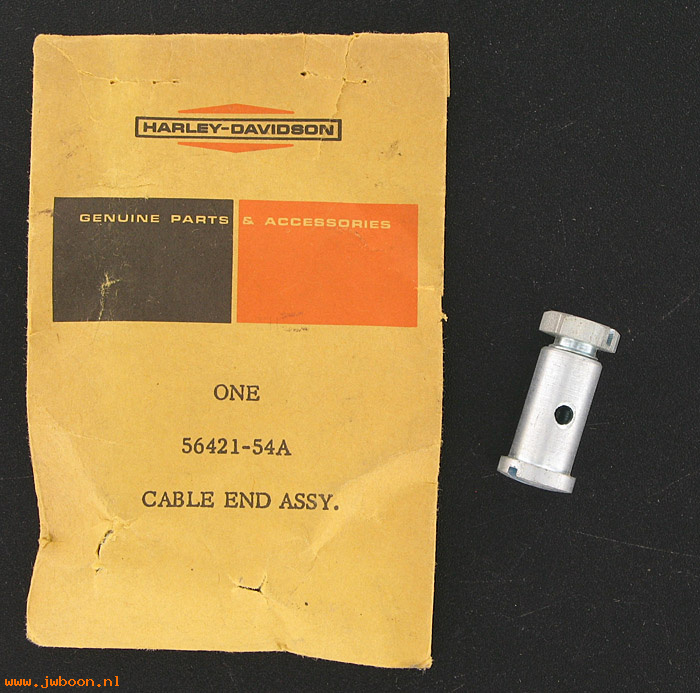   56421-54A (56421-54A): Cable clamp,1/8" cable-use when cable breaks at control lever-NOS