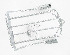   56469-93C (56469-93C): Bobtail fender rack - NOS - Dyna Wide Glide FXDWG '93-'01