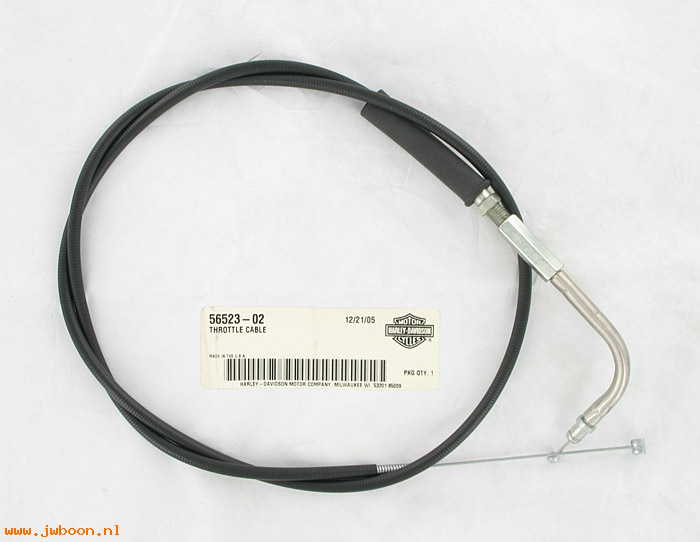   56523-02 (56523-02): Throttle cable - NOS - FLHR '02-'05, Road King. Touring