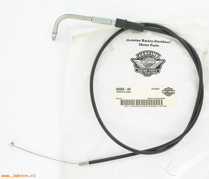   56555-04 (56555-04): Throttle cable - NOS - FLHRS '04-'05, Road King Custom