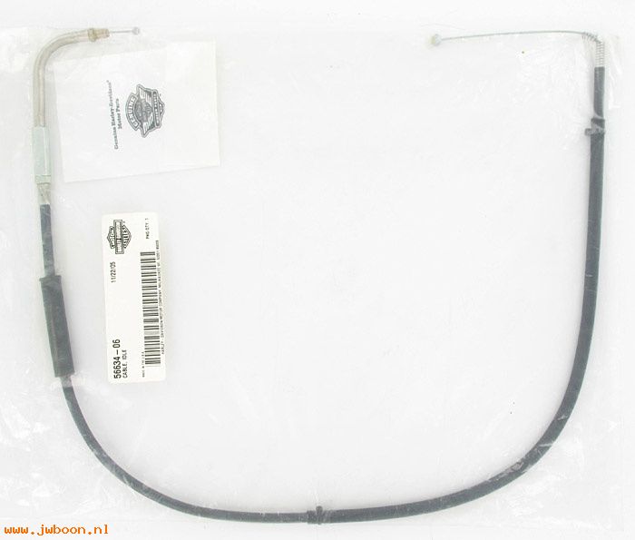   56634-06 (56634-06): Idle cable - NOS - FXDL Dyna Low Rider, FXDC Super Glide Custom