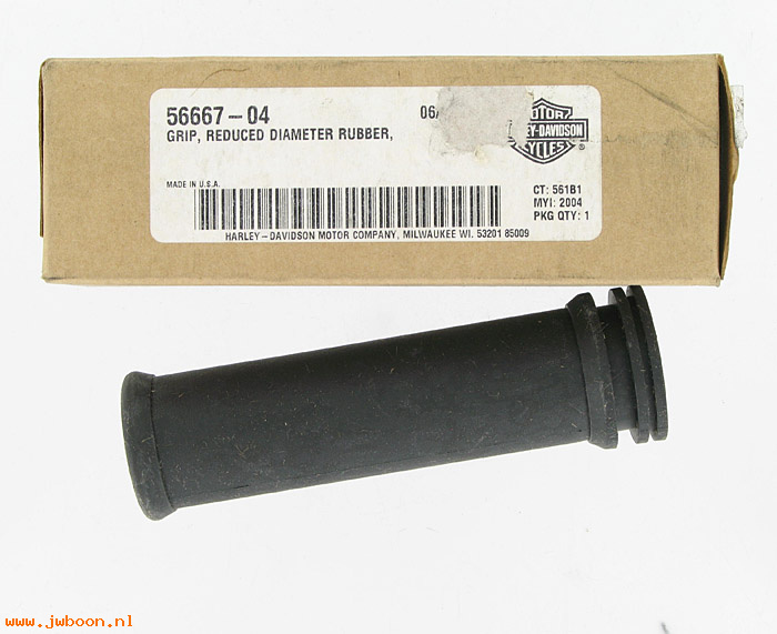   56667-04 (56667-04): Handlebar grip, left - small diameter - NOS - V-rod, VRSCD, VRSCR
